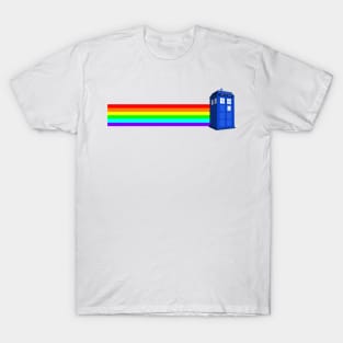 Rainbow Tardis T-Shirt